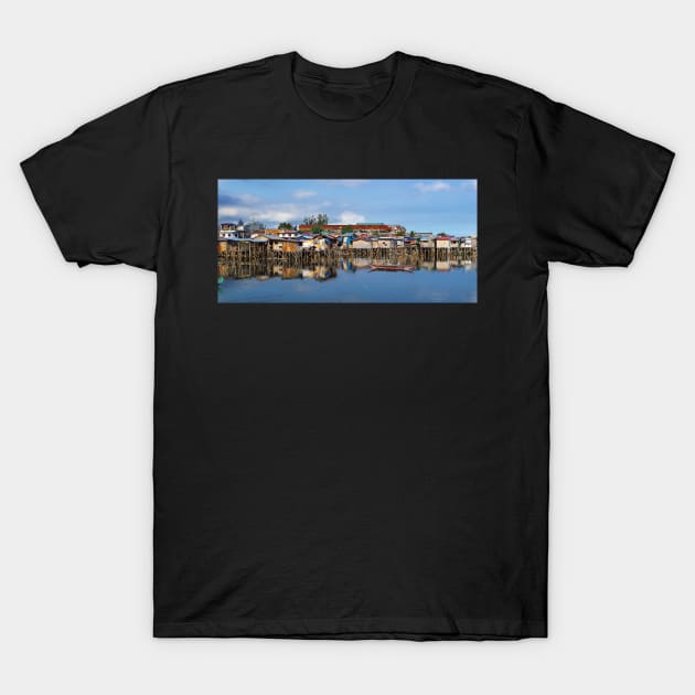 Stilt houses T-Shirt by likbatonboot